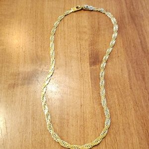 14.5" long gold filled necklace